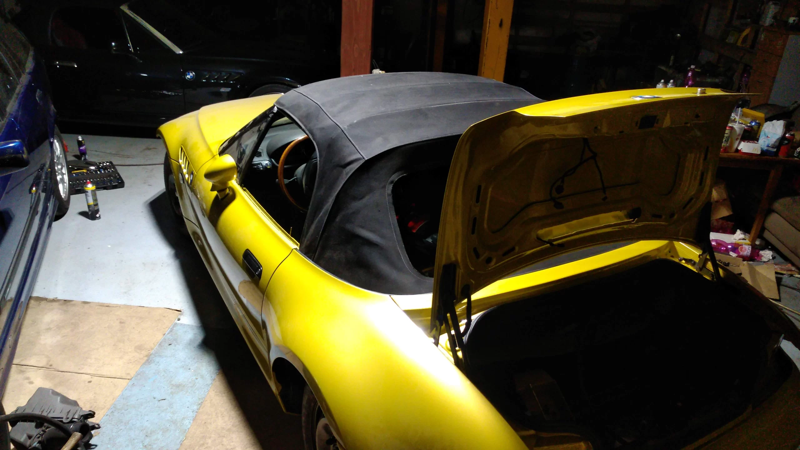 bmw z3 project phoenix yellow