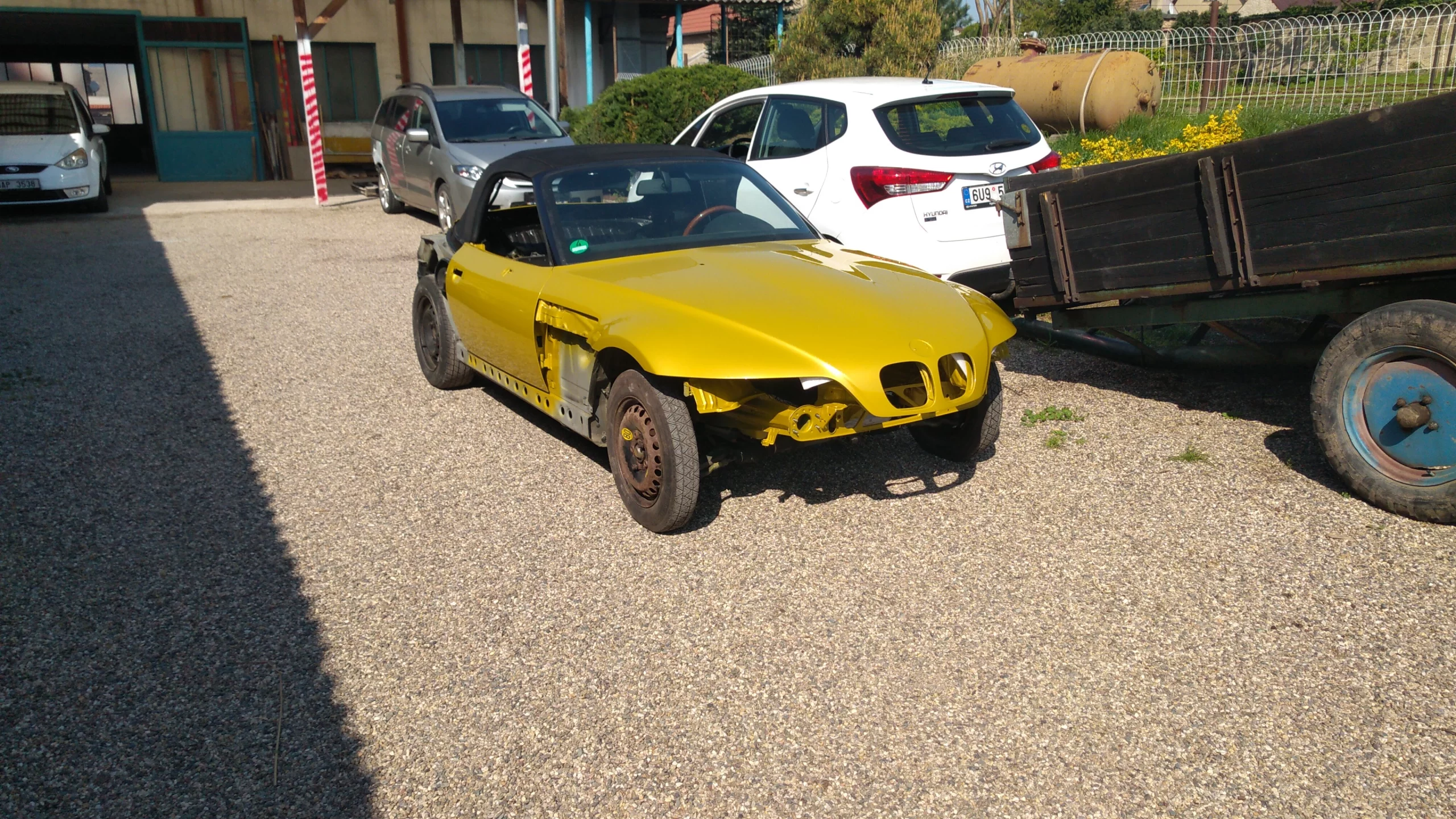 bmw z3 project phoenix yellow